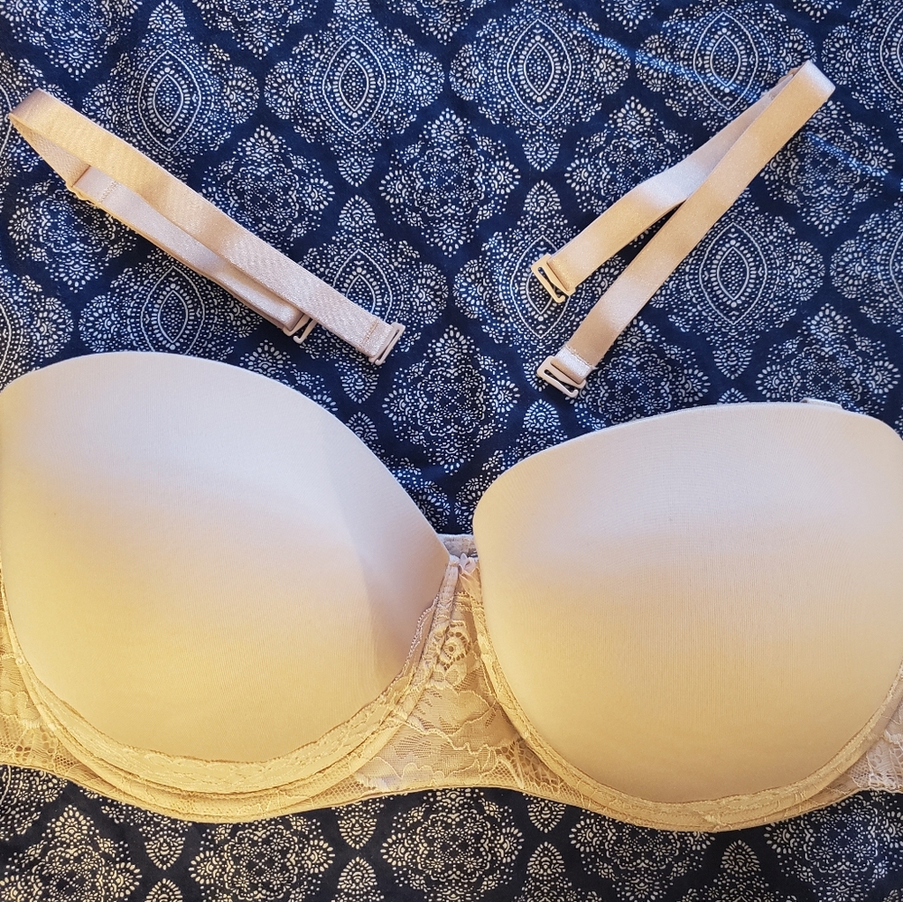 Torrid Strapless Multi-straps Underwire Push-up Bra